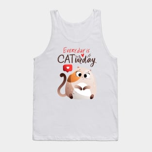 Cat Lovers Funny Cute Cats Tank Top